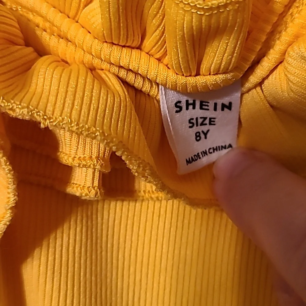 Shein Girls Cute Adorable Stylish Size 8 Sunflower Romper EUC - Picture 2 of 10